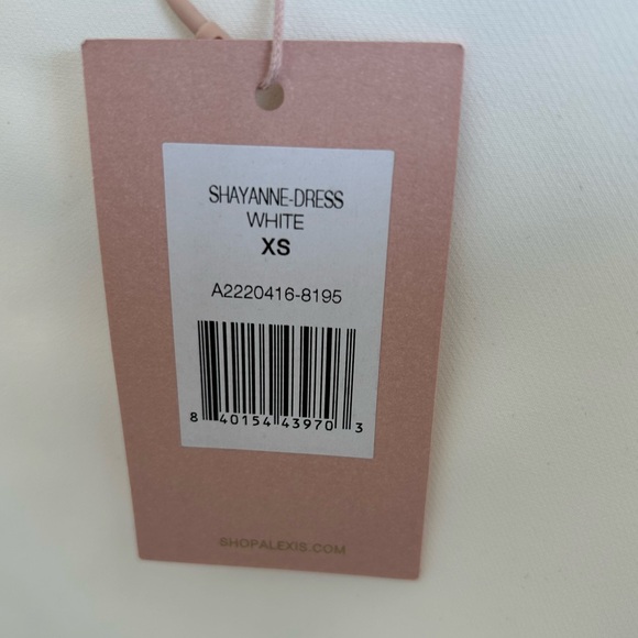 NWT ALEXIS White Shayanne Dress in White - Picture 5 of 8
